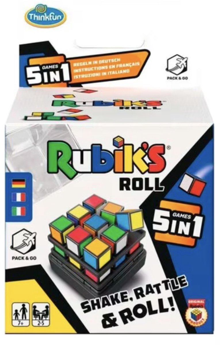 ThinkFun - 76458 - Rubiks Roll - Die Rubiks Spielesammlung